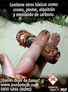 Uruguay 2009 Constituents - Cigarettes contain cadmium, lead, tar, carbon monoxide, clever
